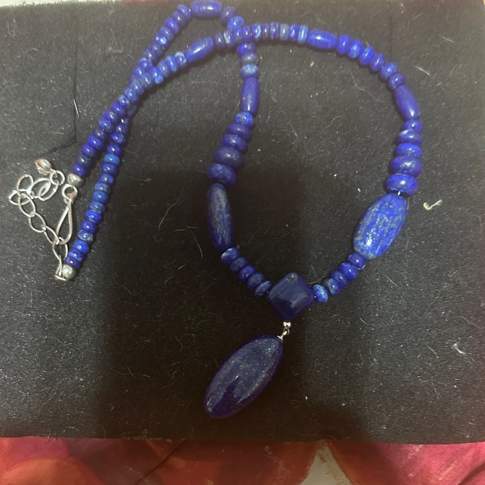 Blue Beaded Necklace